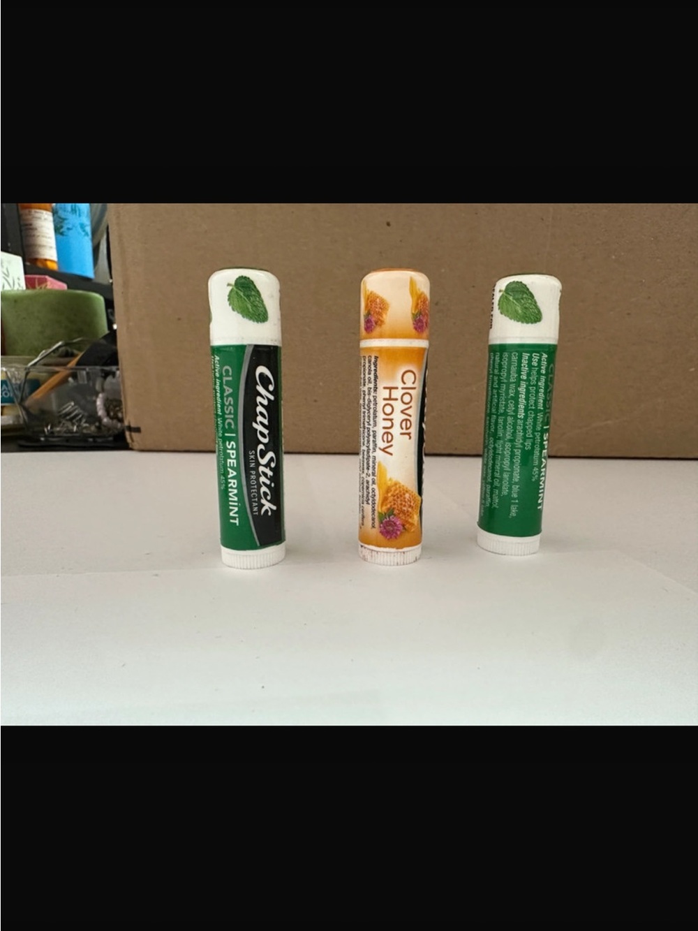Green Spearmint Lip Balm Stick - Pack of 1